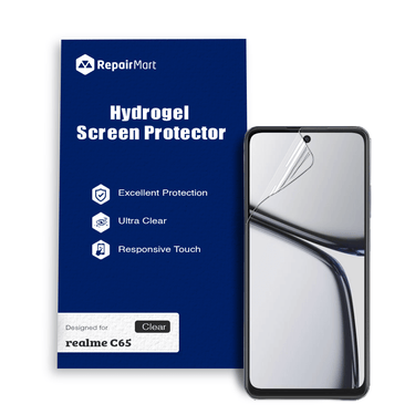Realme C65 Compatible Premium Hydrogel Screen Protector With Full Coverage Ultra HD